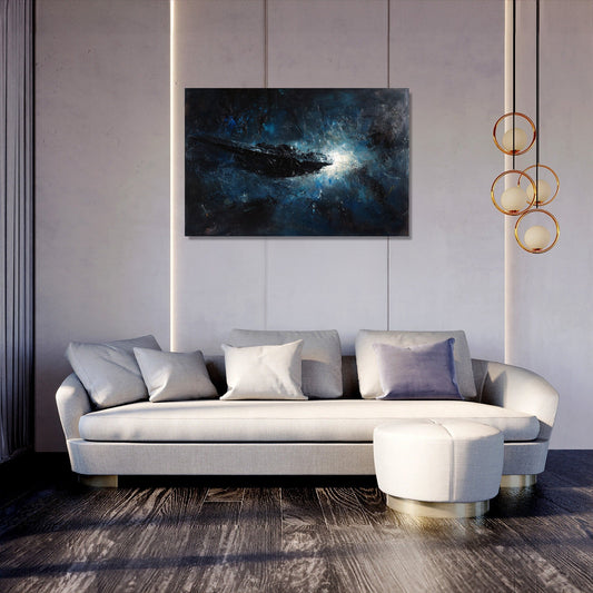 Abandoned Spaceship Canvas