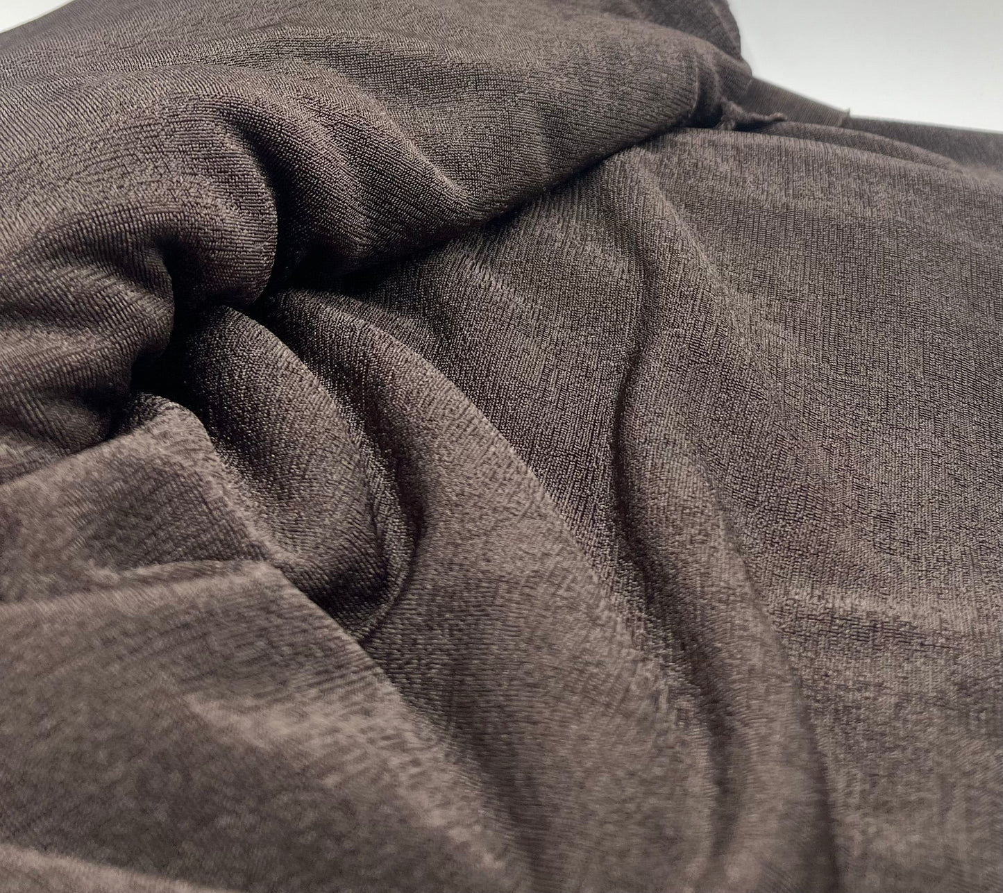 Brown Acetate Slinky 4 Way Stretch Fabric