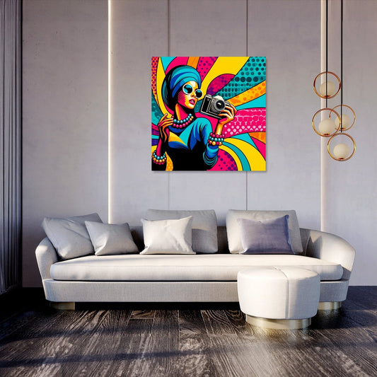 Radiant Retro Canvas