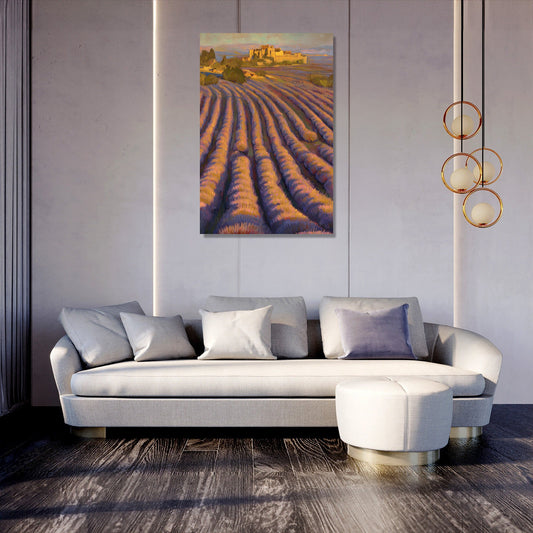 Lavender Monastery Canvas