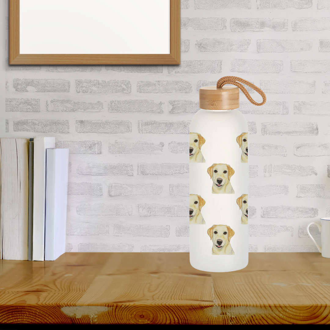 Stay Pawsitively Hydrated – Om Nom Nomnivore Glass Bottle