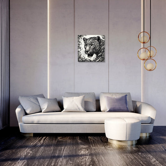 Leopard's Graceful Essence Canvas