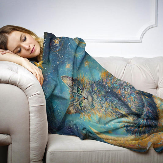 Galaxy Guardian Cat Blanket