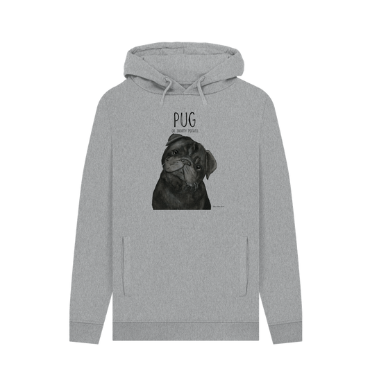 Snorty Potato Men’s Hoodie – Cozy Pug Vibes for Dog Lovers!