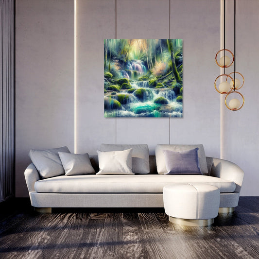 Mystical Waterfall Canvas