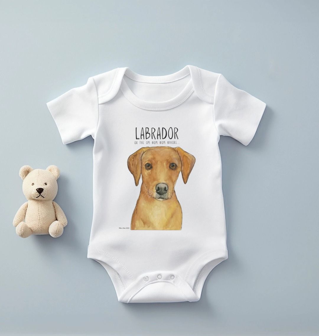 Tiny Tums & Big Crumbs – The Fox Red Labrador Bodysuit