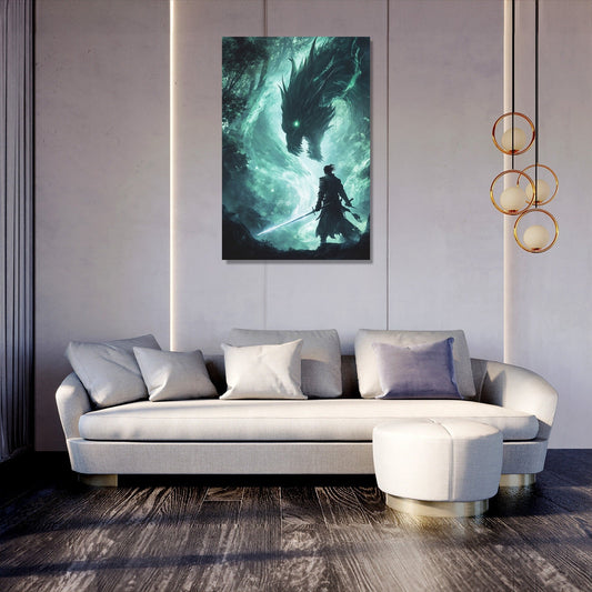 Mystic Duel Forest Canvas