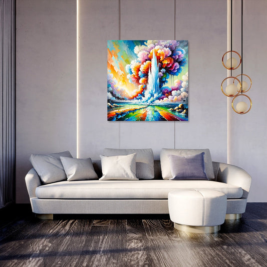 Surreal Geyser Canvas