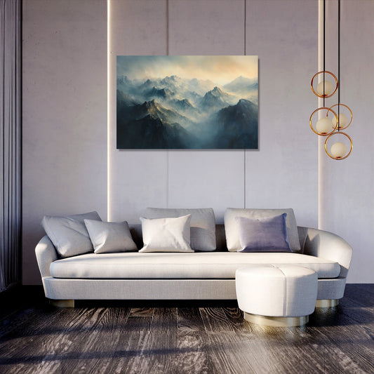 The Whispering Peaks Canvas