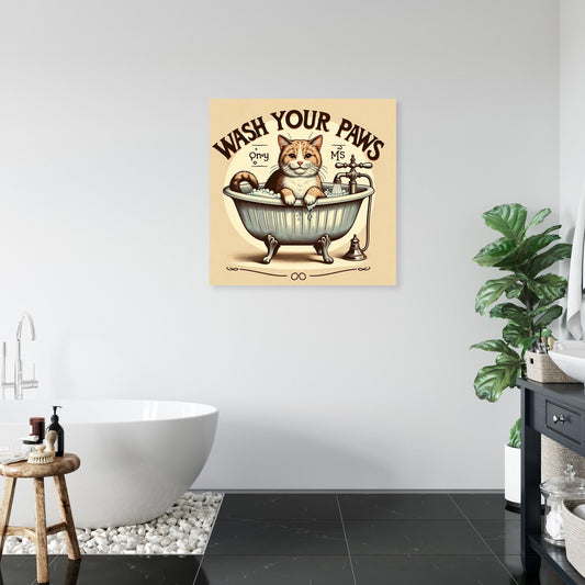 Vintage Paws Wash Canvas