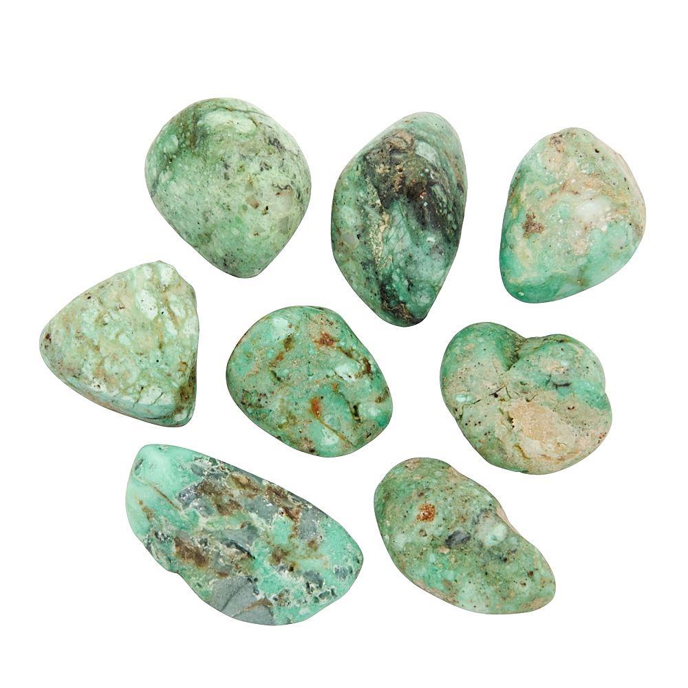 Pale Green Variscite Polished Tumblestone Collectible Gemstones