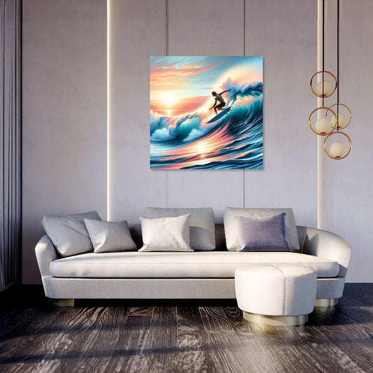 Sunrise Surf Canvas