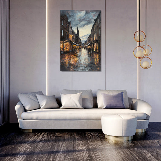 Twilight Melancholy Market Canvas
