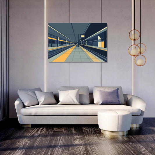 Underground Station Canvas