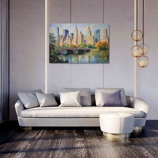 Manhattan Skyscraper Canvas