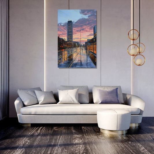 Twilight Towers Canvas