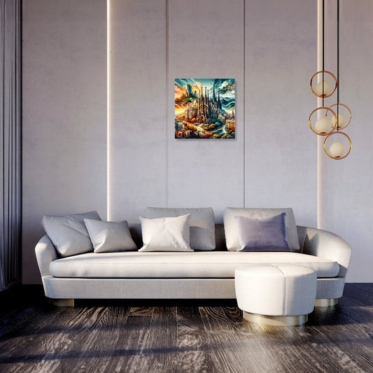 Barcelona Dreamscape Canvas