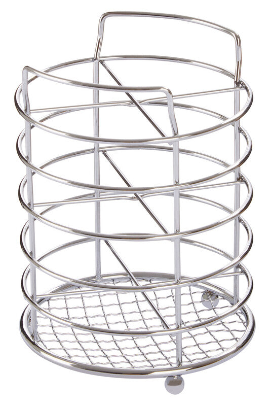 Chrome 4 Section Cutlery Caddy | Soren
