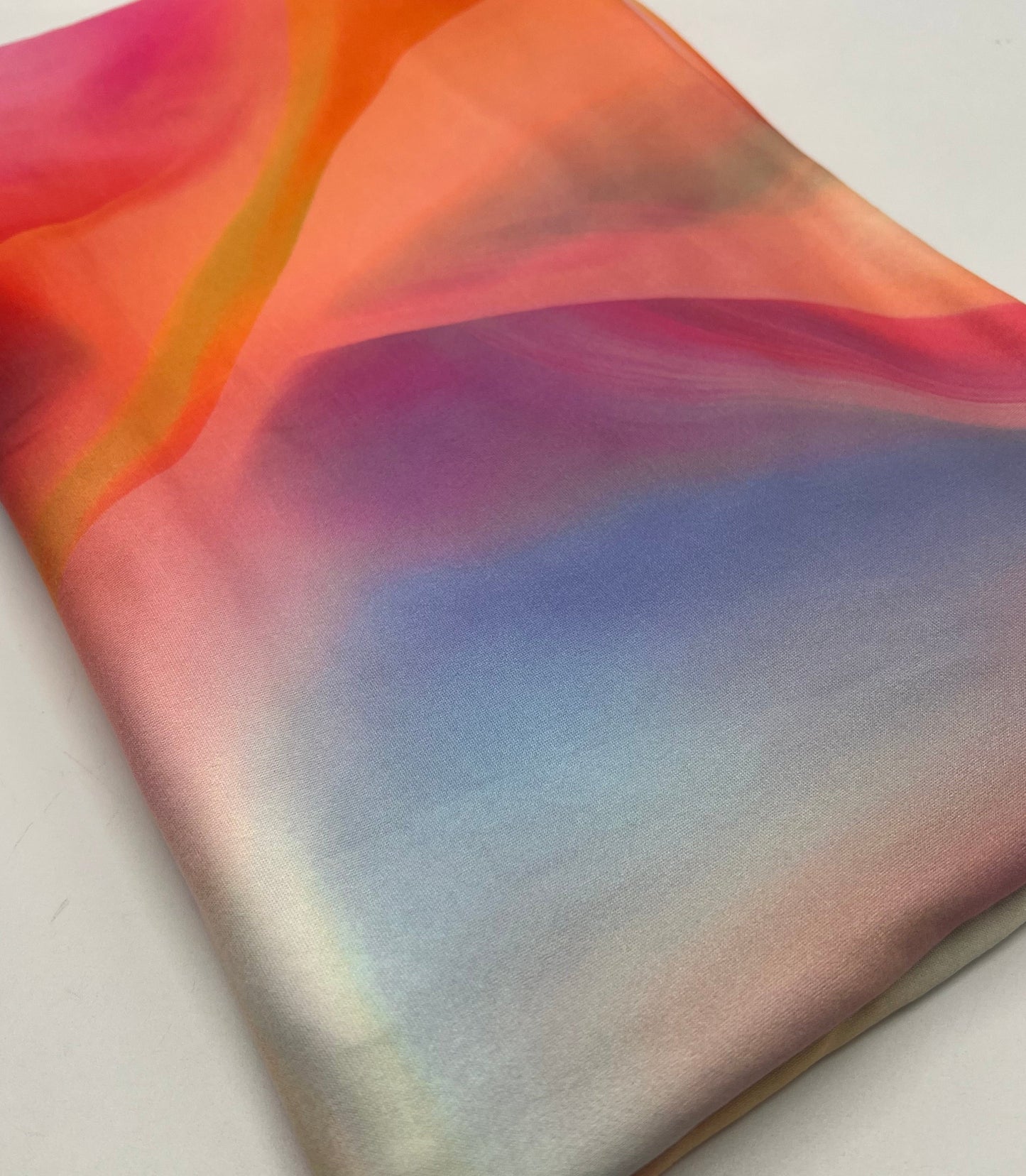 Bright Multi Colour Super Soft Print Stretch Fabric