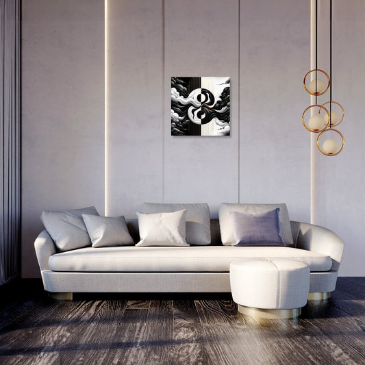 Harmony in Contrast Canvas