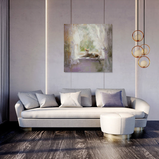 Afternoon Whiskers Canvas