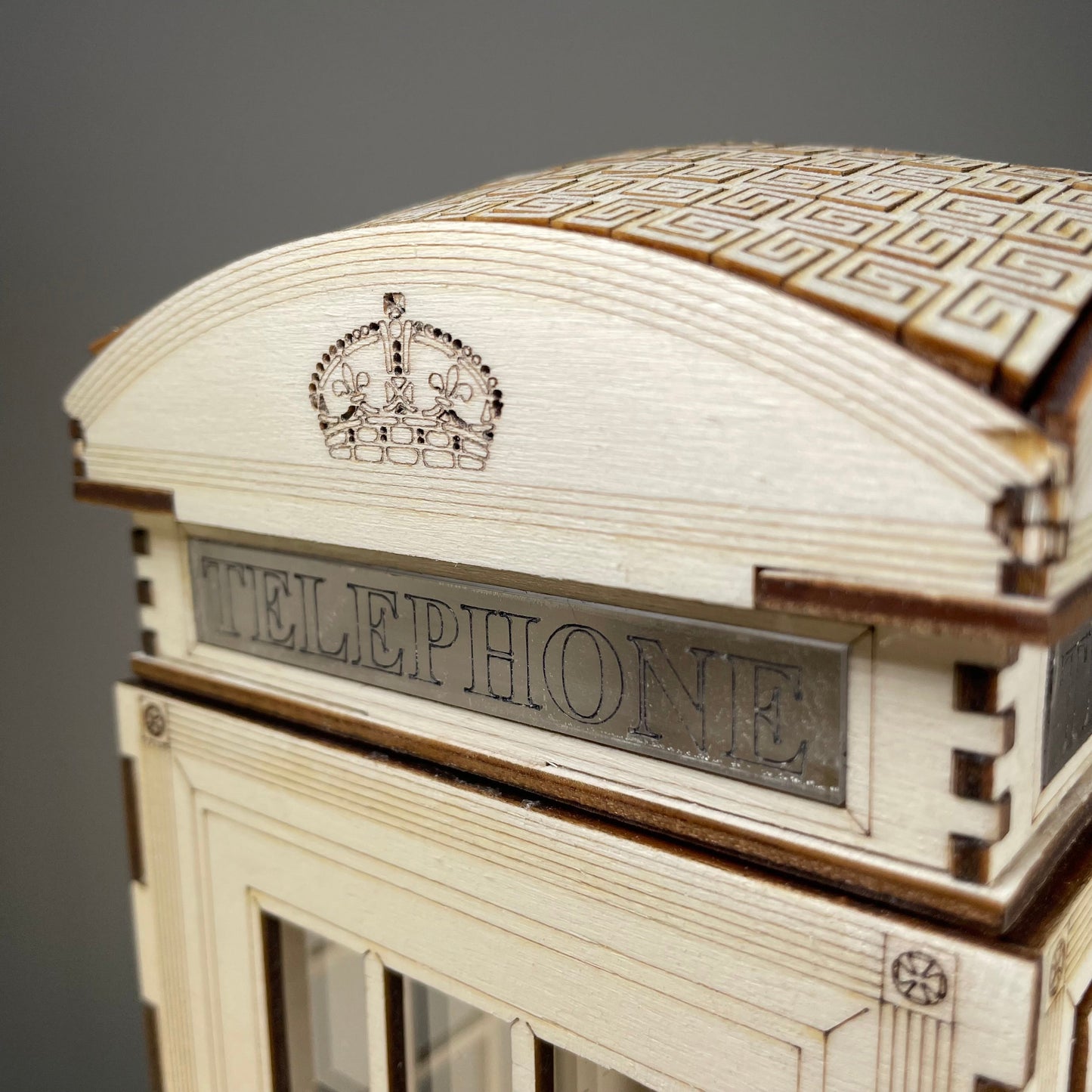 Telephone Box Lamp - Flatpack Model Kit by Curious Rabbit ®