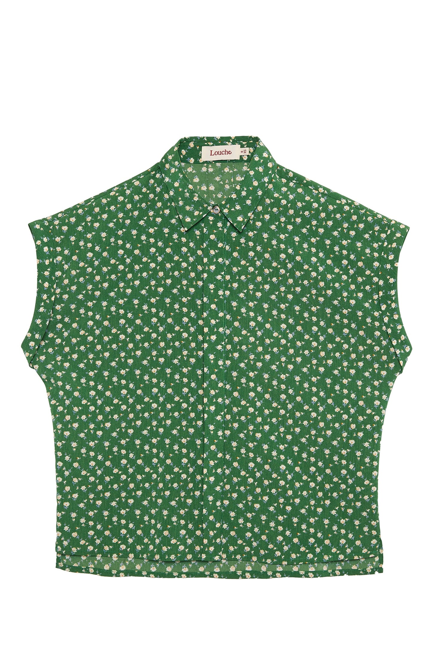 Abinaya Marguerite Print Short Sleeve Shirt