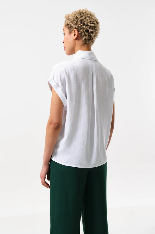 Abinaya Short Sleeved Shirt White