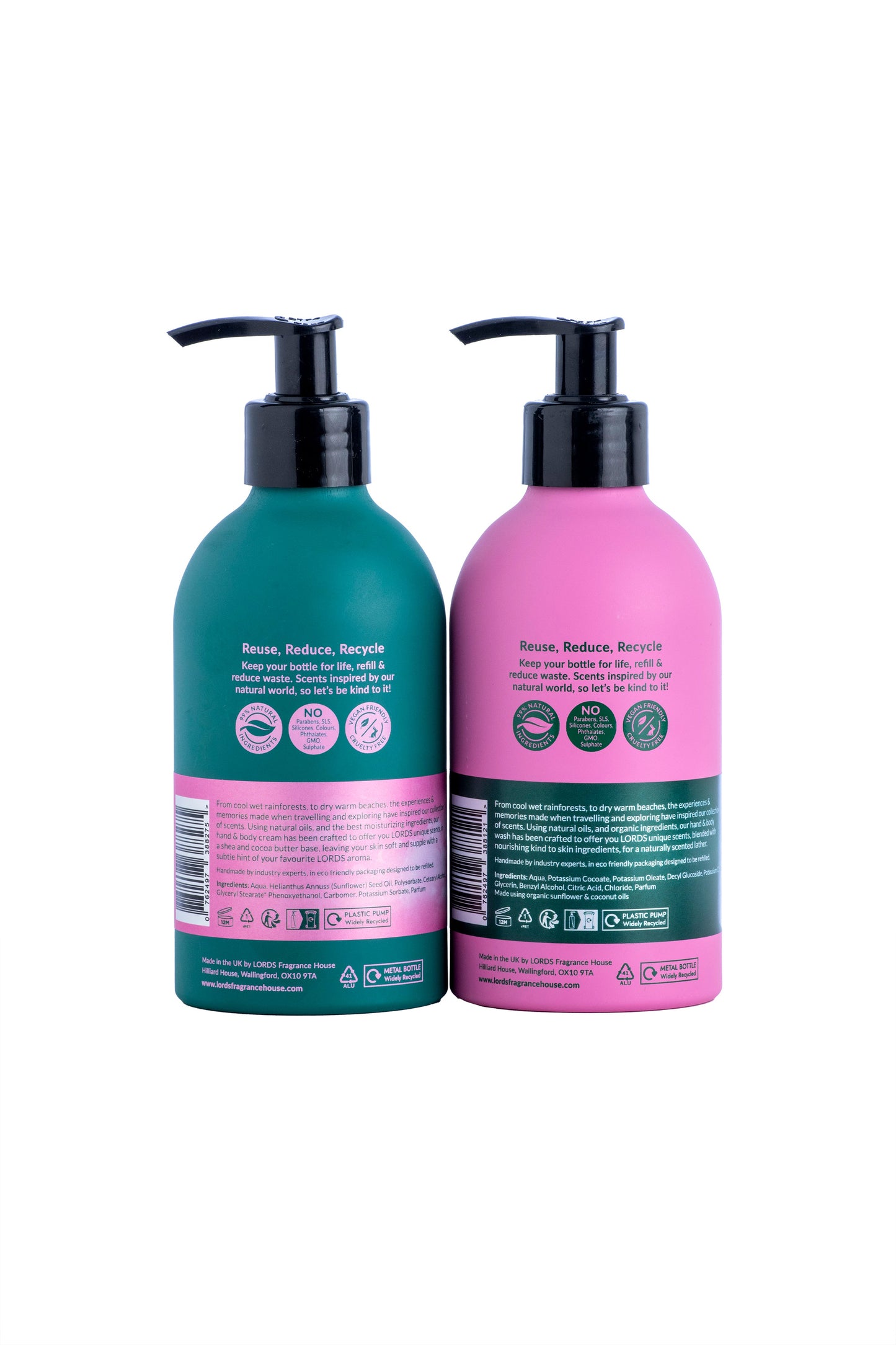 Hand & Body Wash, Pink, Rinse & Repeat Aluminium