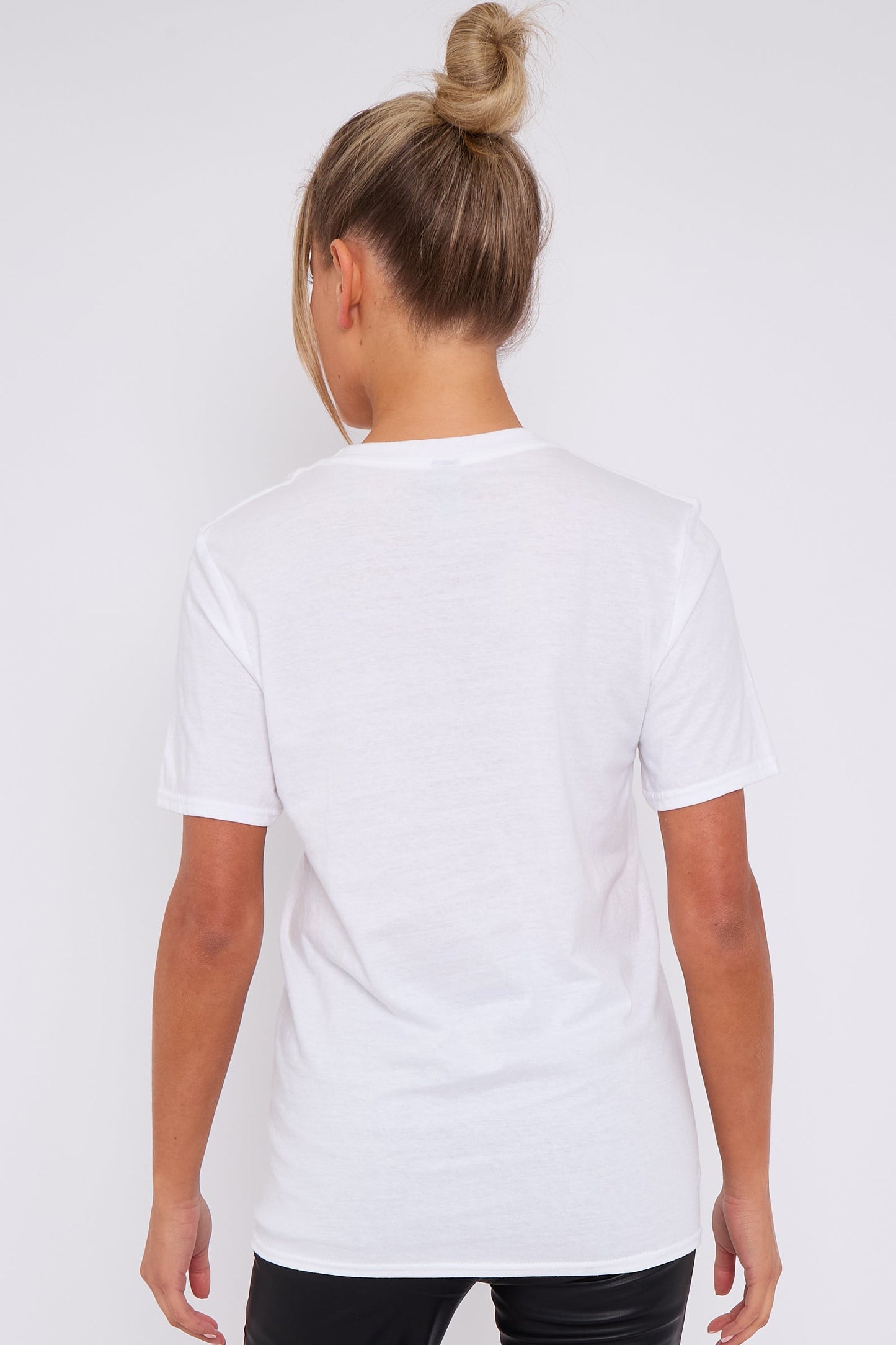 White C'est La Vie Short Sleeve Regular Fit T Shirt