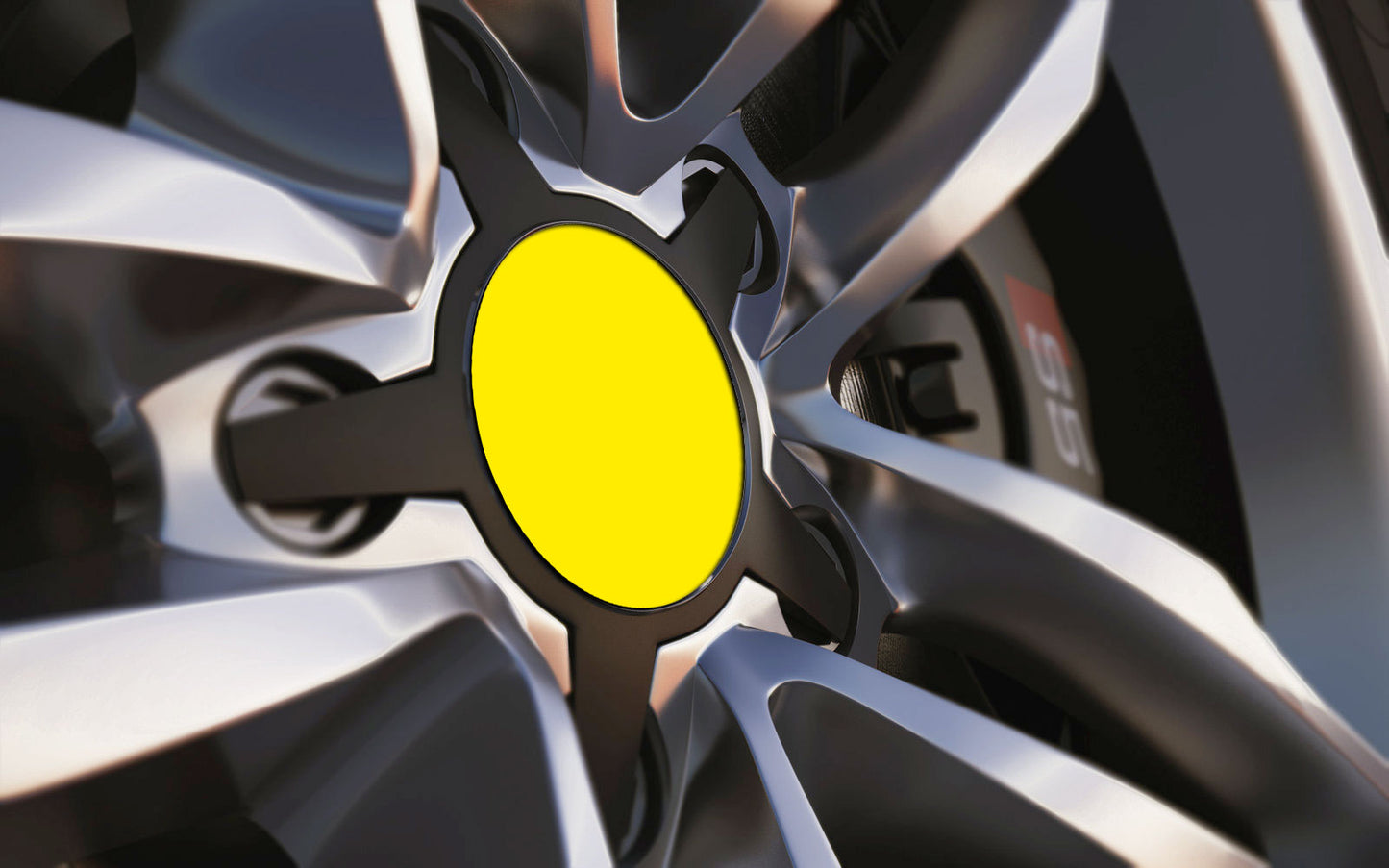 Upload Your Own Custom Design Universal Fit Alloy Wheel Centre Cap Badges (Pack of 4)