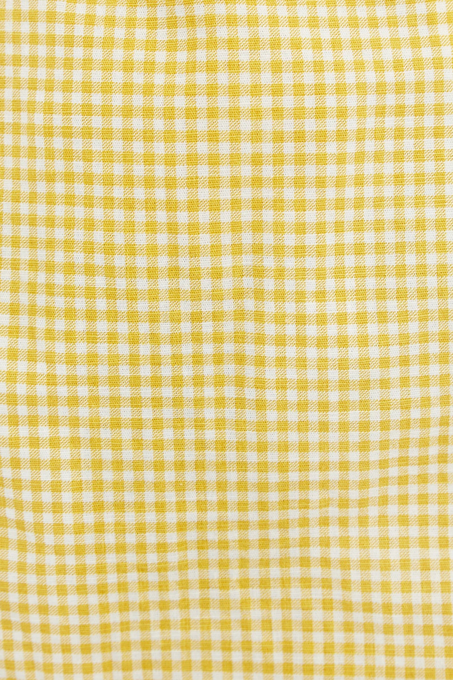 Louche Anouk Summer Gingham Body Con Mini Dress In Yellow