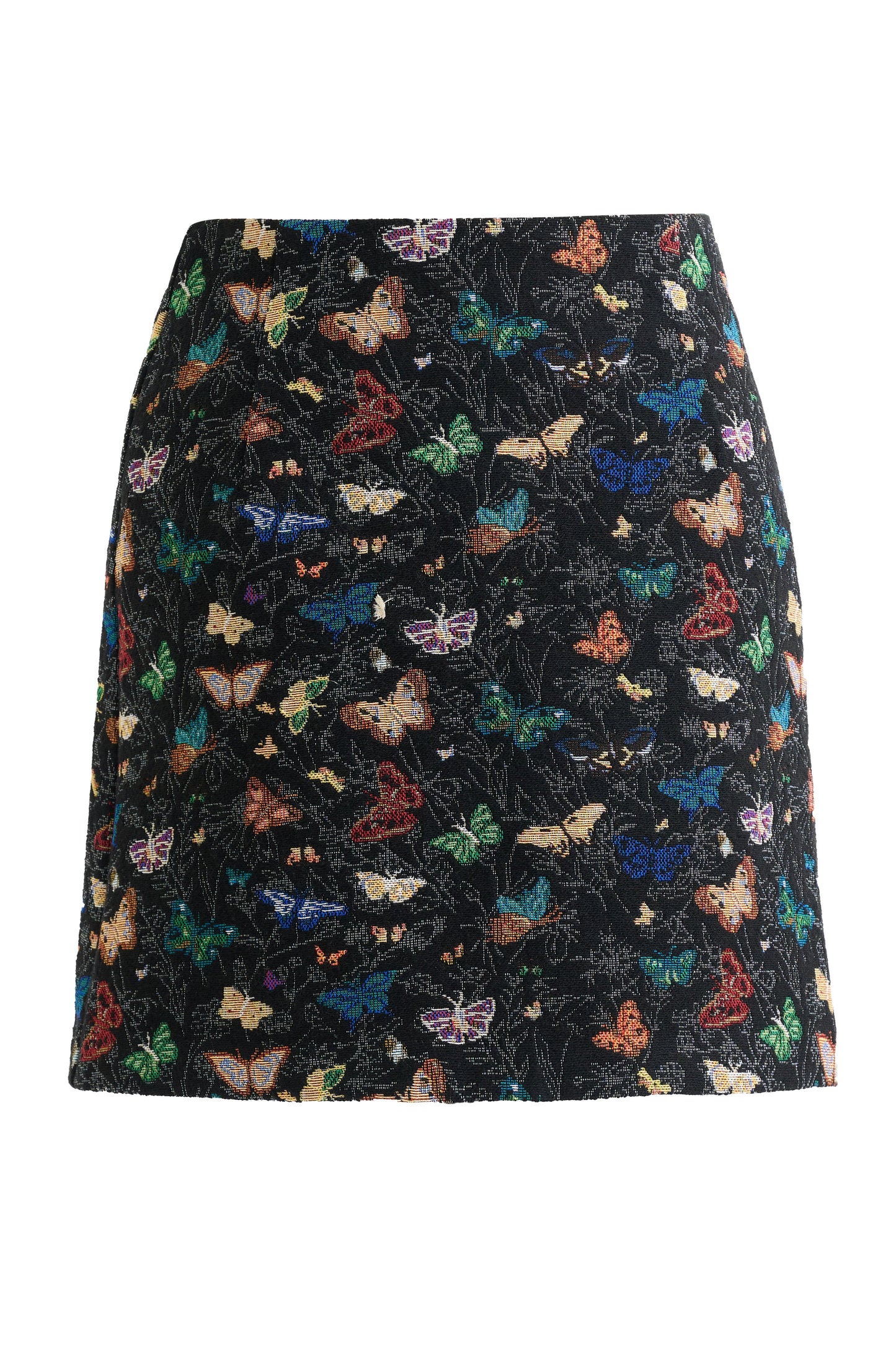Aubin Butterfly Ball Jacquard Mini A-Line Skirt – Multicoloured
