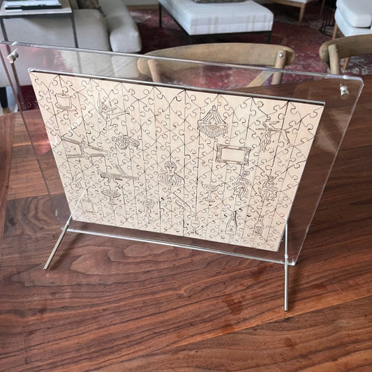 Double Sided Acrylic Frame - For '250' Piece 340x272mm