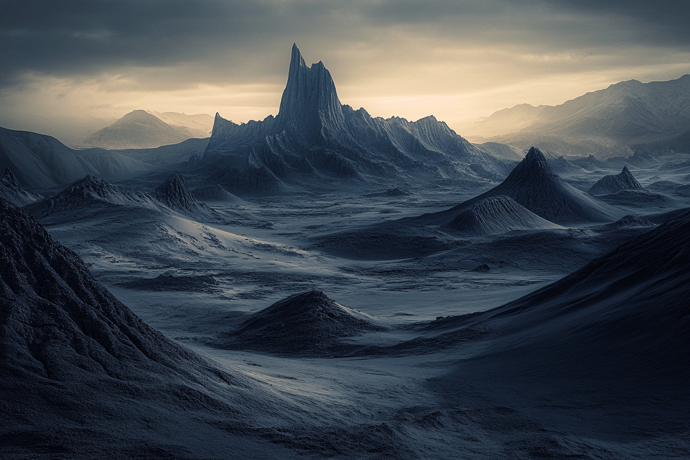 Alien Dunes Canvas