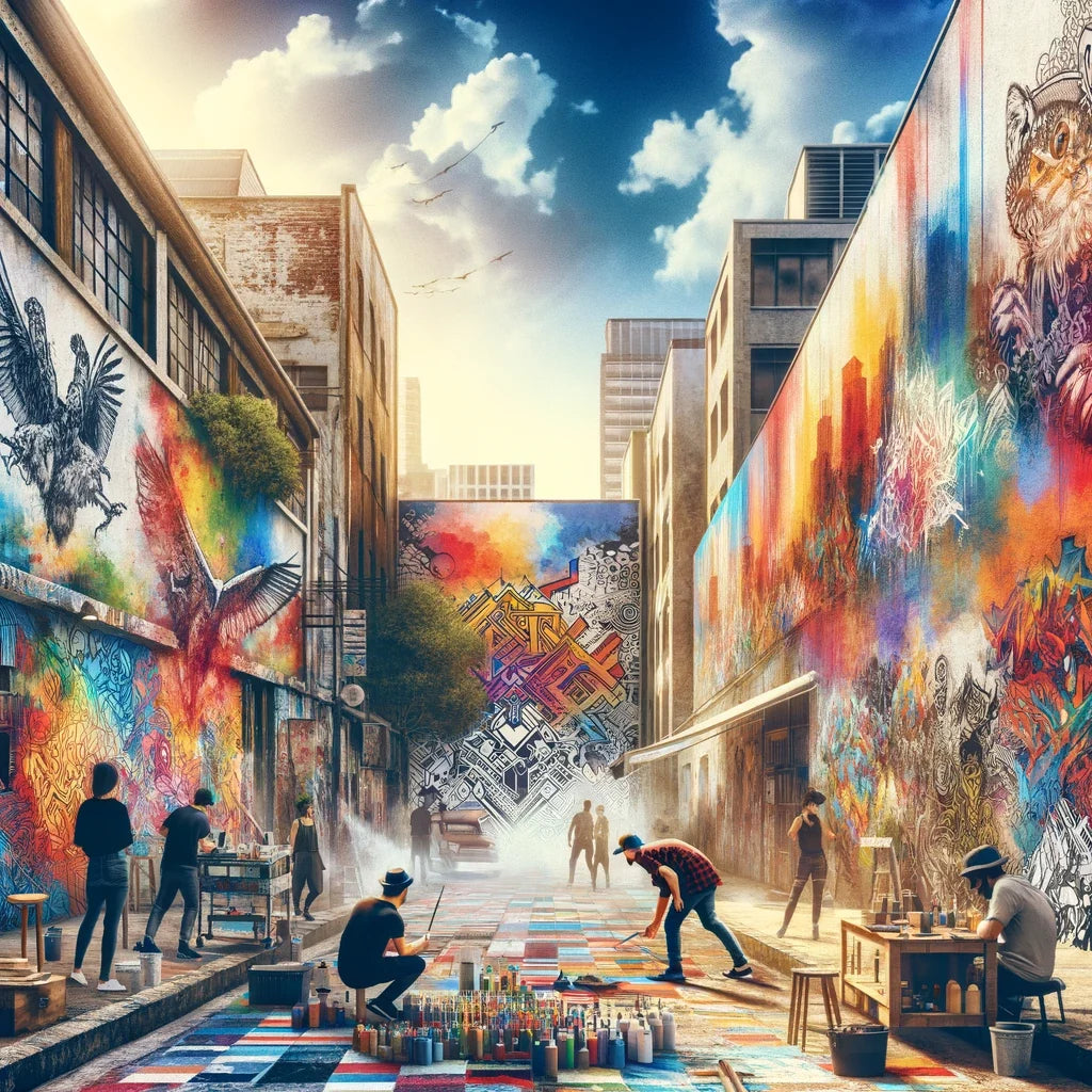 Alley Art Summer Gallery Canvas