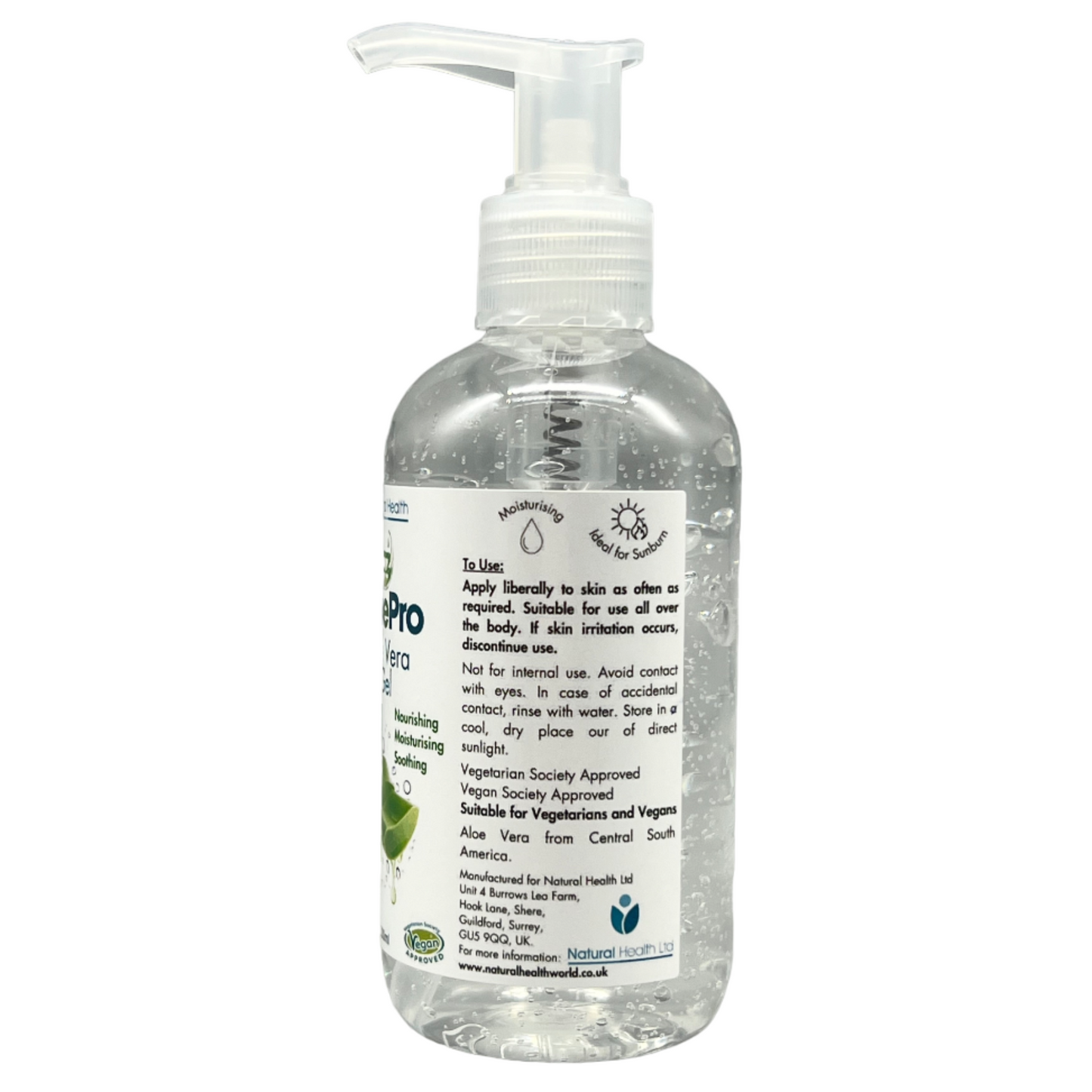 AloePro Natural Soothing Aloe Gel UK 200ml