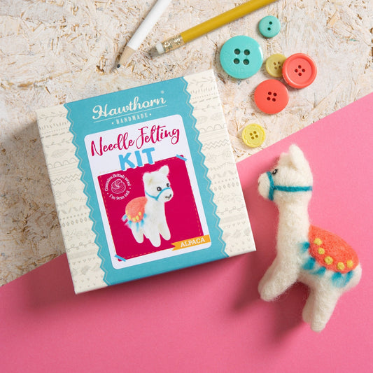 Alpaca Needle Felting Kit for Beginners