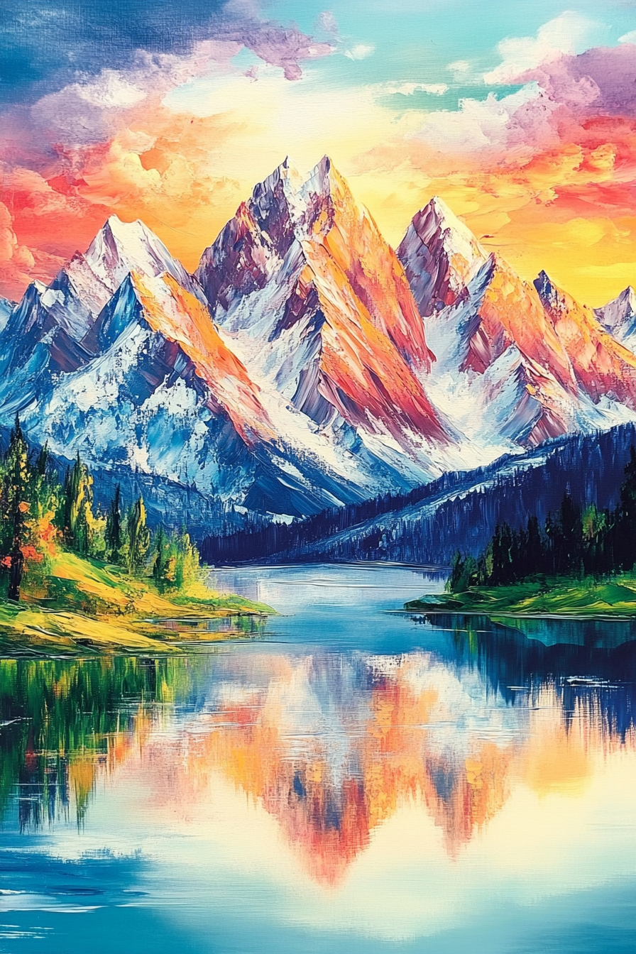 Alpine Sunset Blanket