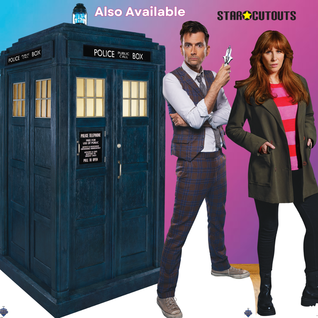 SC4425 14th Doctor Who Sonic Screwdriver David Tennant Cardboard Cut Out Height 186cm