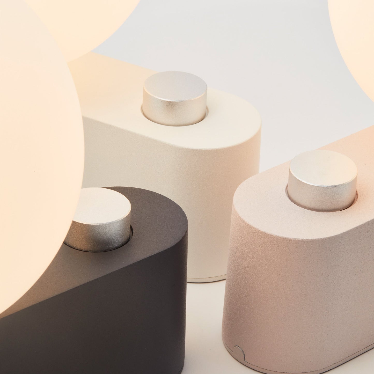 Alumina Multi-Use Lamp in Chalk - Set of 2