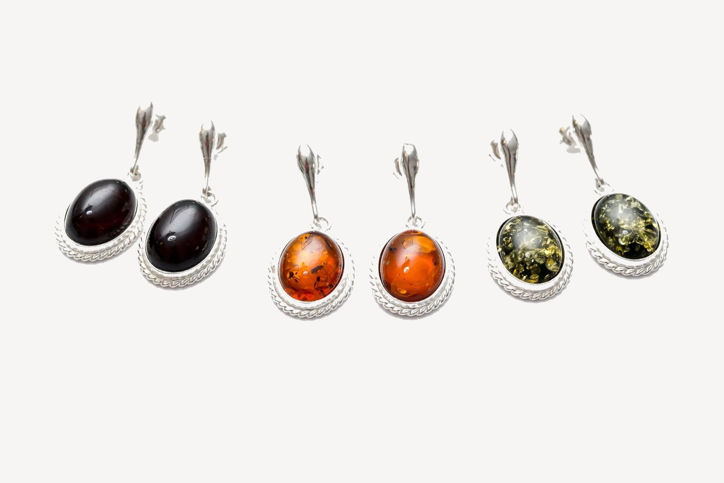 Amber Quintessence Dangle Earrings