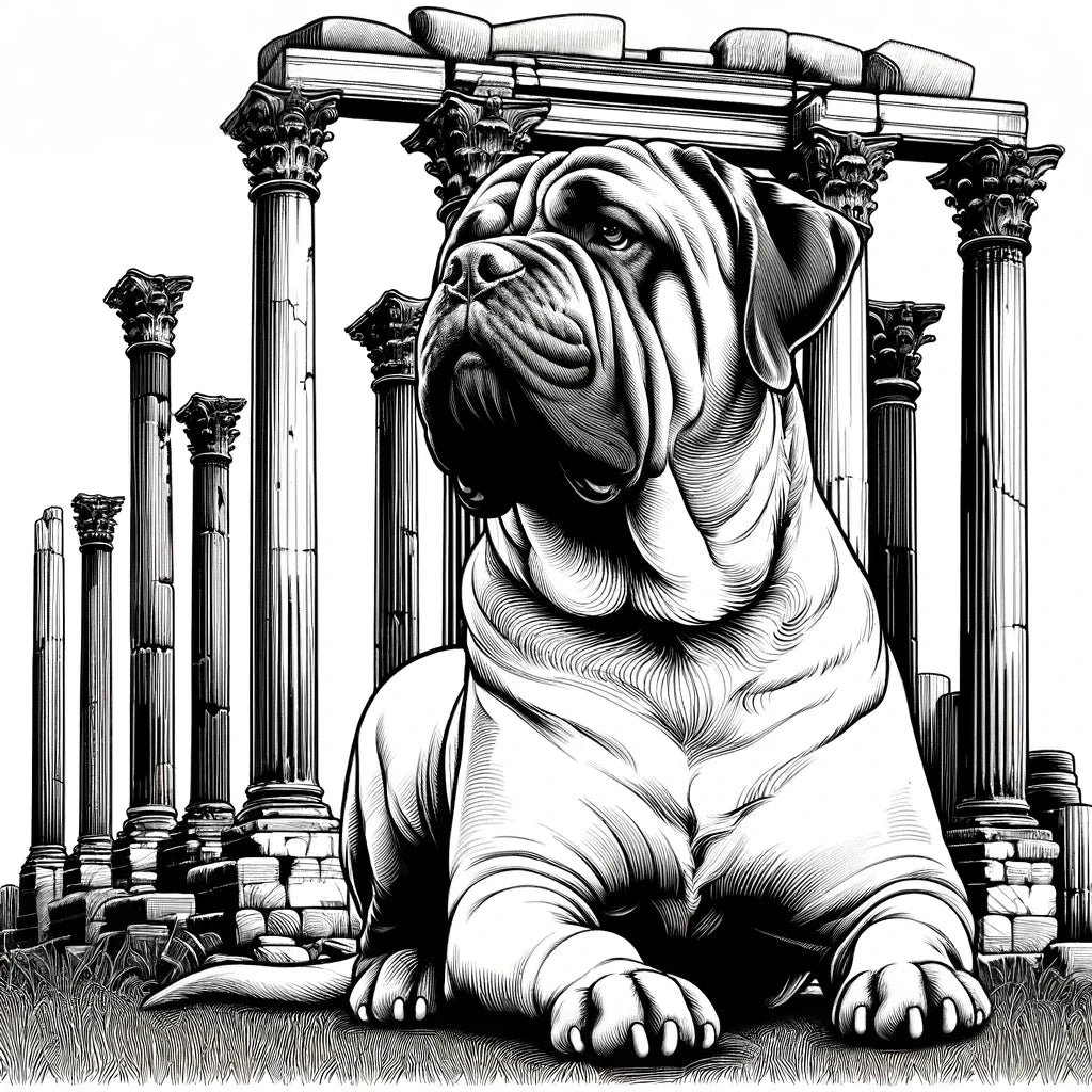 Ancient Guardian Bullmastiff Canvas