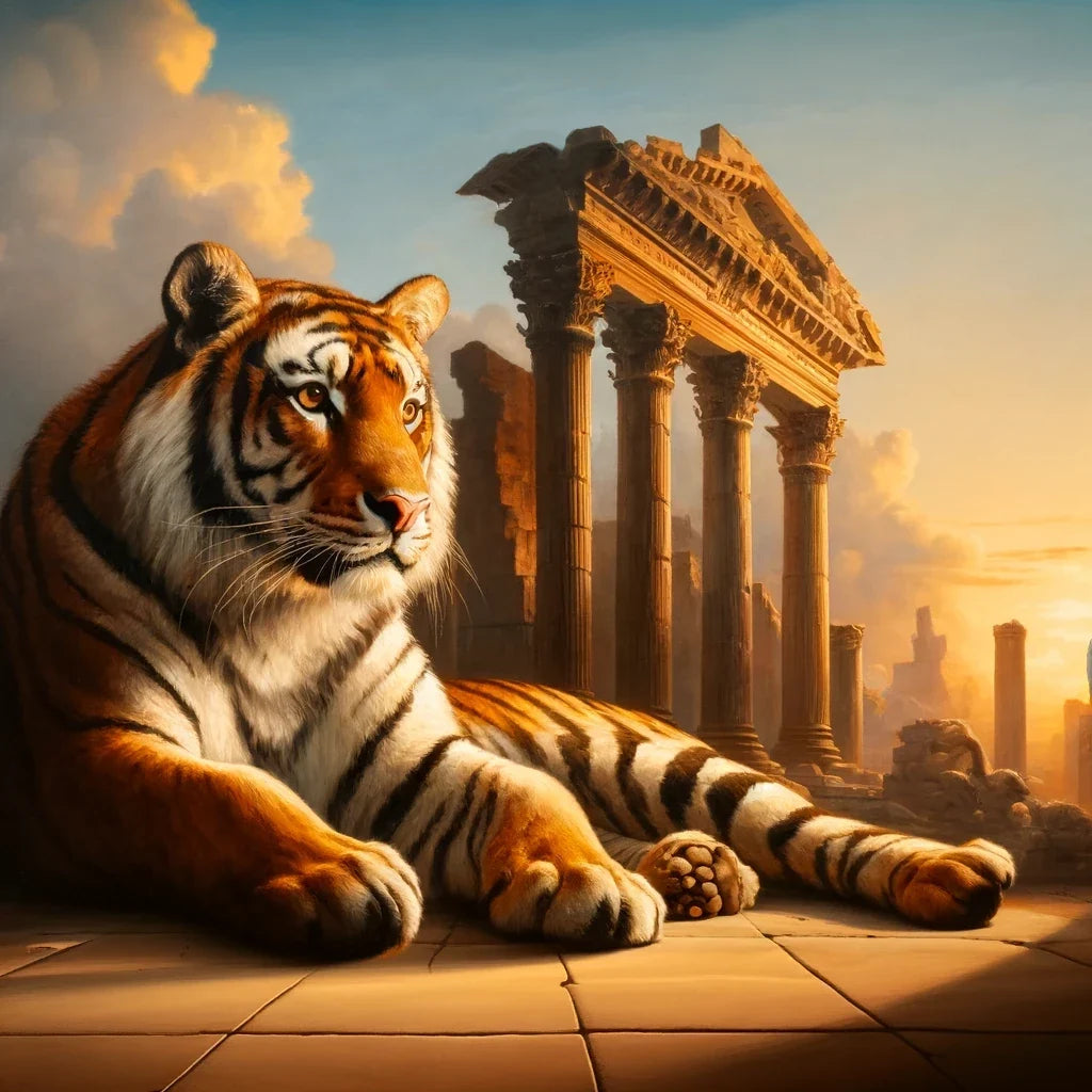 Ancient Guardian Tiger Canvas