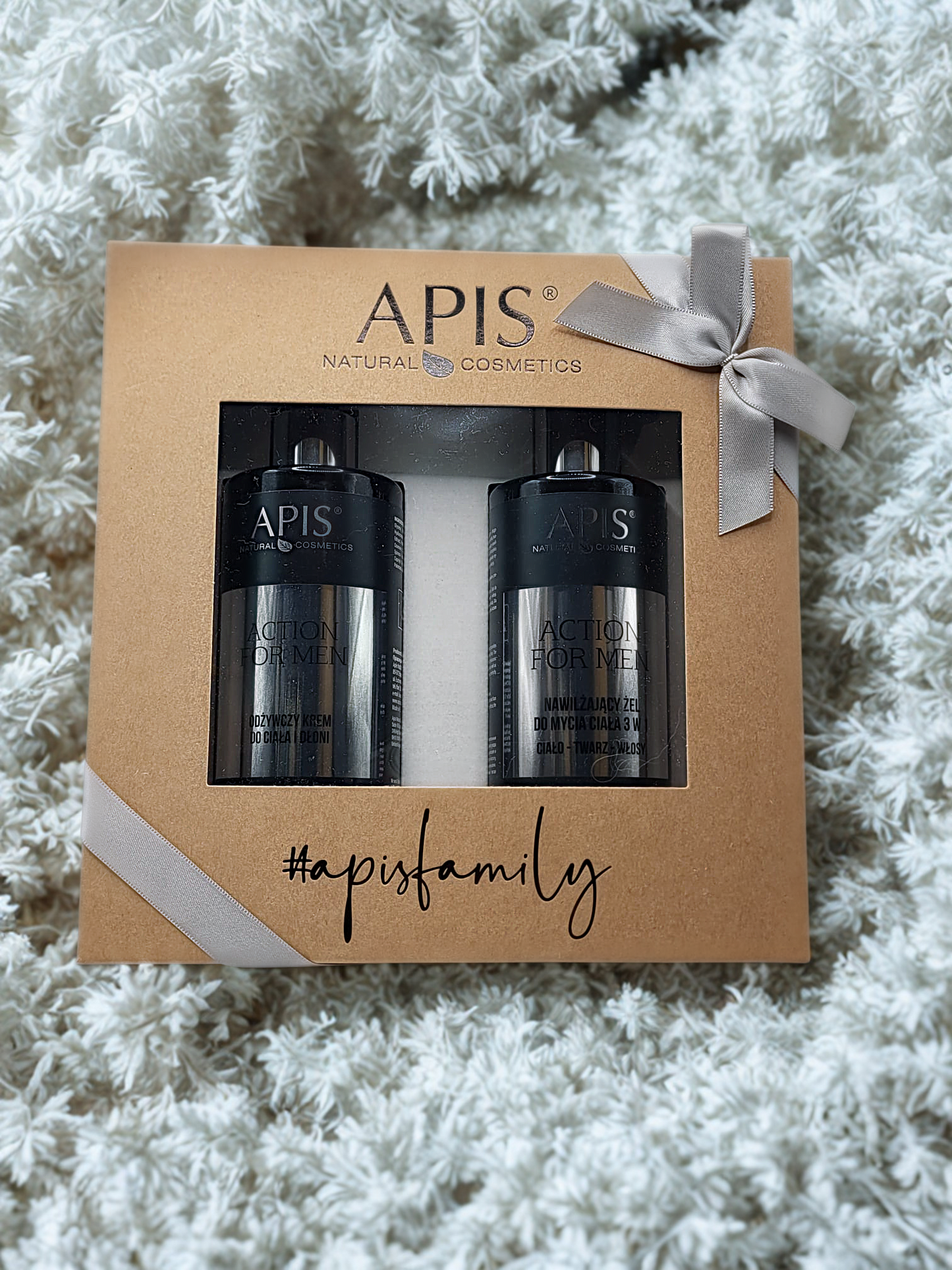 Apis Action for Men Christmas Set | 3-in-1 Gel 300 ml & Moisturising Cream 300 ml