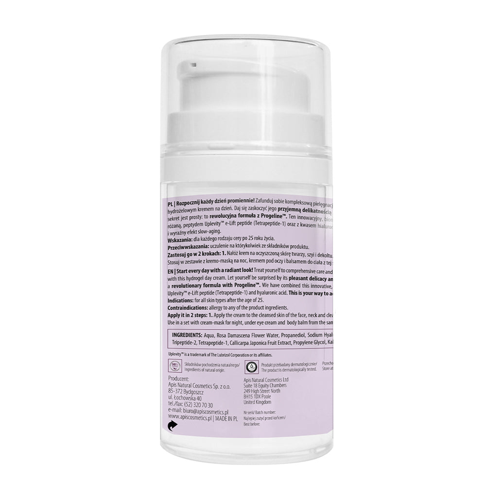 Apis Ageless Beauty Day Cream | Progeline Hydro‑Gel | 50 ml