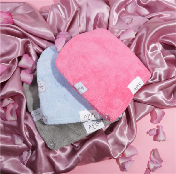 Apis Blue Hair Turban Towel | Quick Drying Microfibre Wrap