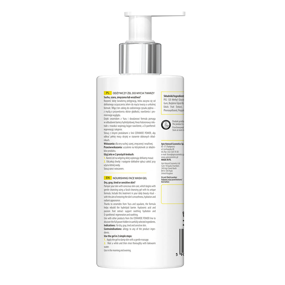 Apis Ceramide Power Nourishing Cleansing Gel | 300 ml