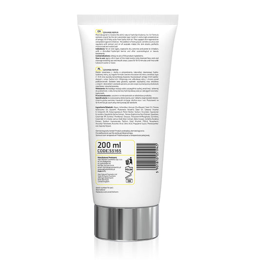 Apis Ceramide Repair Rebuilding Mask with Ceramides & Beta-Glucan | 200ml