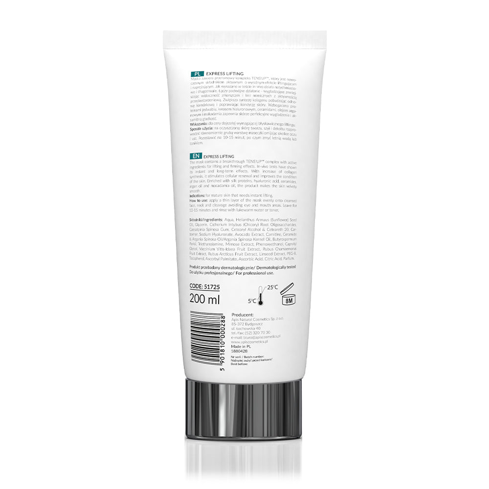 Apis Express Lifting Cream Face Mask with Tens’Up Complex | 200ml